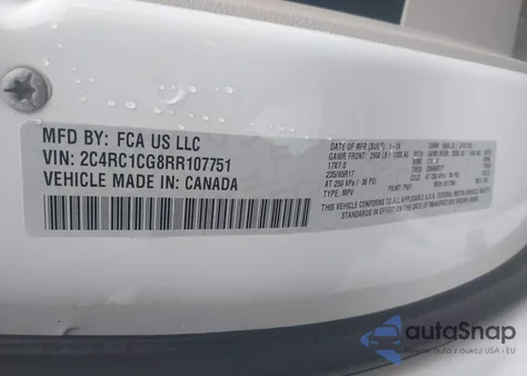 2024 Chrysler Voyager Lx from USA, damaged, VIN 2C4RC1CG8RR107751